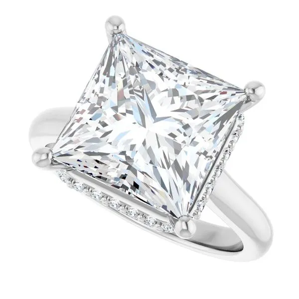 Hidden Halo-Style Engagement Ring Image 5 Shipley's Fine Jewelry Hampstead, MD