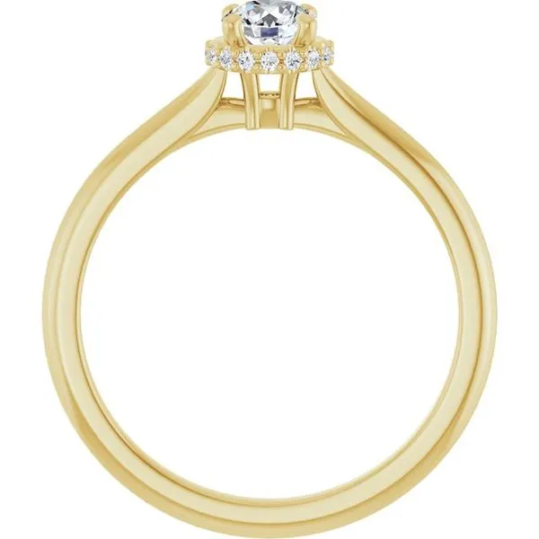 Hidden Halo-Style Engagement Ring Image 2 Ask Design Jewelers Olean, NY