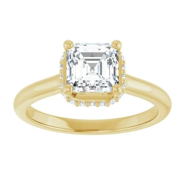 Hidden Halo-Style Engagement Ring Image 3 Raleigh Diamond Fine Jewelry Raleigh, NC