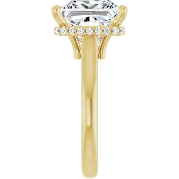 Hidden Halo-Style Engagement Ring Image 4 Jimmy Smith Jewelers Decatur, AL