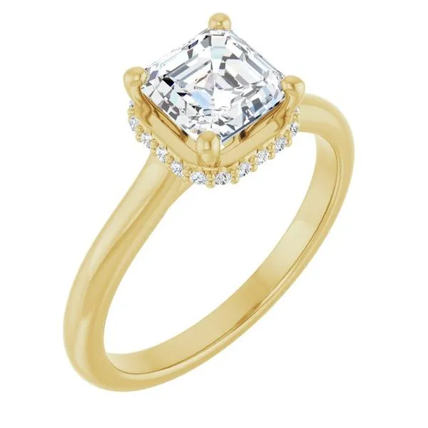 Hidden Halo-Style Engagement Ring Redlands Jewelers Redlands, CA