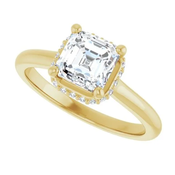 Hidden Halo-Style Engagement Ring Image 5 Redlands Jewelers Redlands, CA