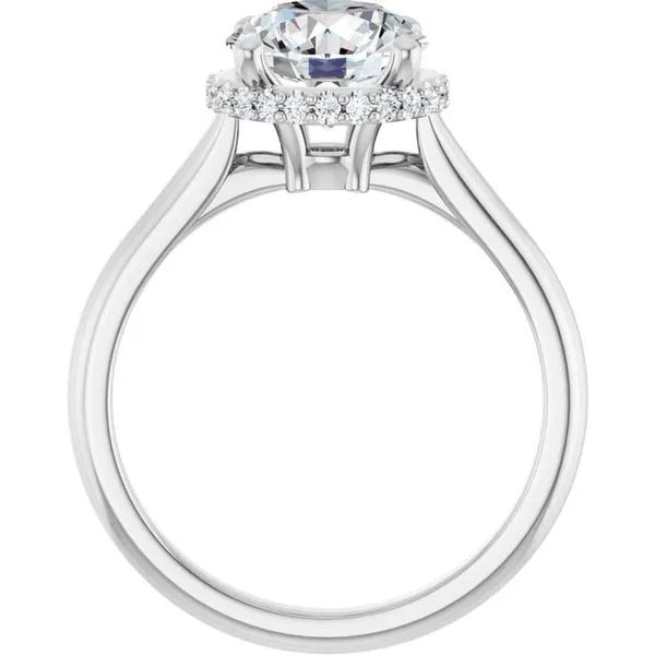 Hidden Halo-Style Engagement Ring Image 2 Futer Bros Jewelers York, PA