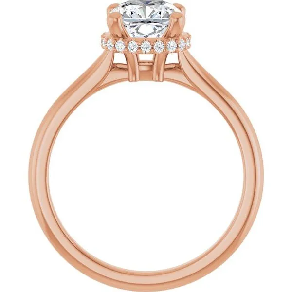 Hidden Halo-Style Engagement Ring Image 2 Austin's Fine Diamonds & Jewelry Lyndhurst, NJ
