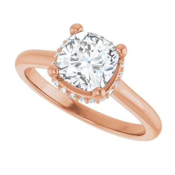 Hidden Halo-Style Engagement Ring Image 5 JF Jones Jewelers Rochester, NY