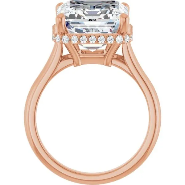 Hidden Halo-Style Engagement Ring Image 2 Raleigh Diamond Fine Jewelry Raleigh, NC