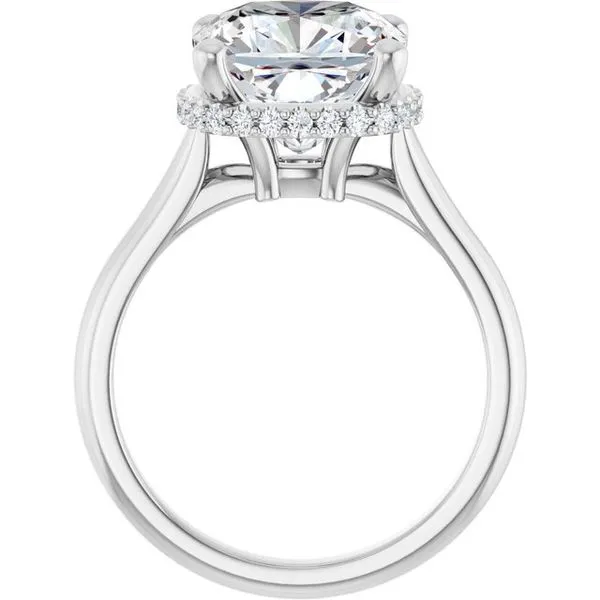 Hidden Halo-Style Engagement Ring Image 2 Mark Jewellers La Crosse, WI
