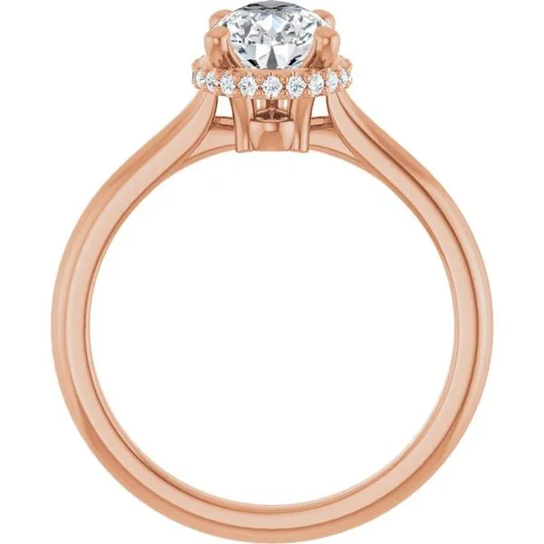 Hidden Halo-Style Engagement Ring Image 2 Ask Design Jewelers Olean, NY