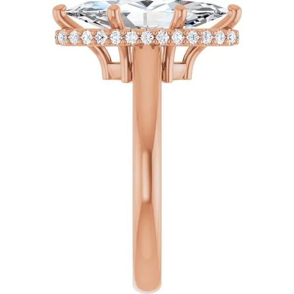 Hidden Halo-Style Engagement Ring Image 4 Futer Bros Jewelers York, PA