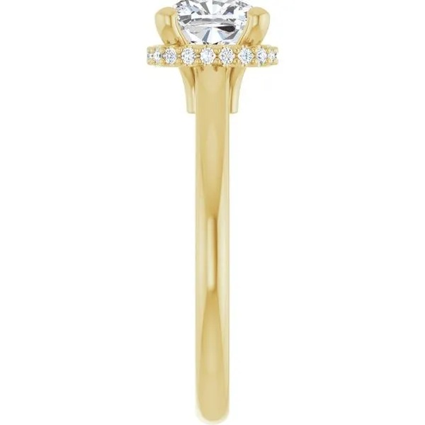 Hidden Halo-Style Engagement Ring Image 4 Futer Bros Jewelers York, PA