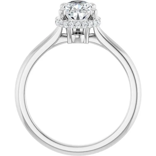 Hidden Halo-Style Engagement Ring Image 2 Arezzo Jewelers Elmwood Park, IL