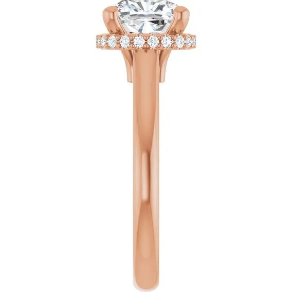 Hidden Halo-Style Engagement Ring Image 4 Michael Szwed Jewelers Longmeadow, MA