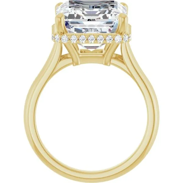 Hidden Halo-Style Engagement Ring Image 2 Paul James Jewelers Angels Camp, CA