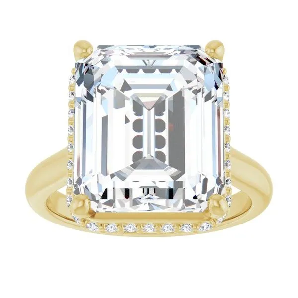 Hidden Halo-Style Engagement Ring Image 3 Jimmy Smith Jewelers Decatur, AL