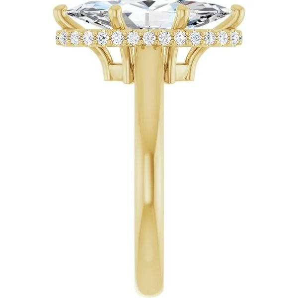 Hidden Halo-Style Engagement Ring Image 4 Mark Jewellers La Crosse, WI