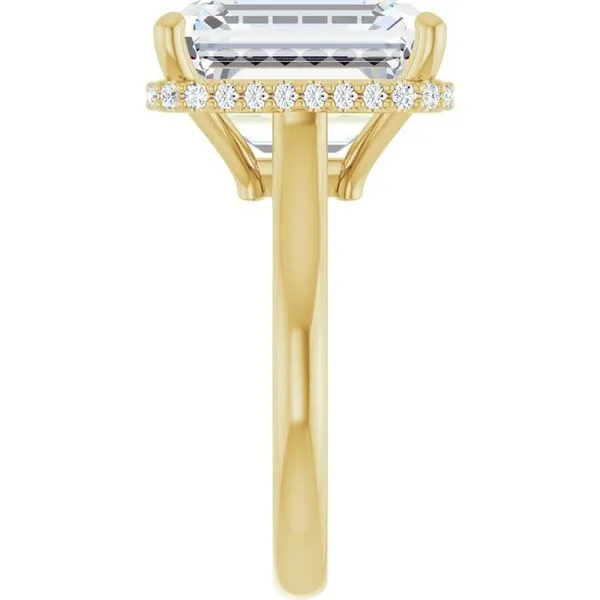 Hidden Halo-Style Engagement Ring Image 4 Futer Bros Jewelers York, PA