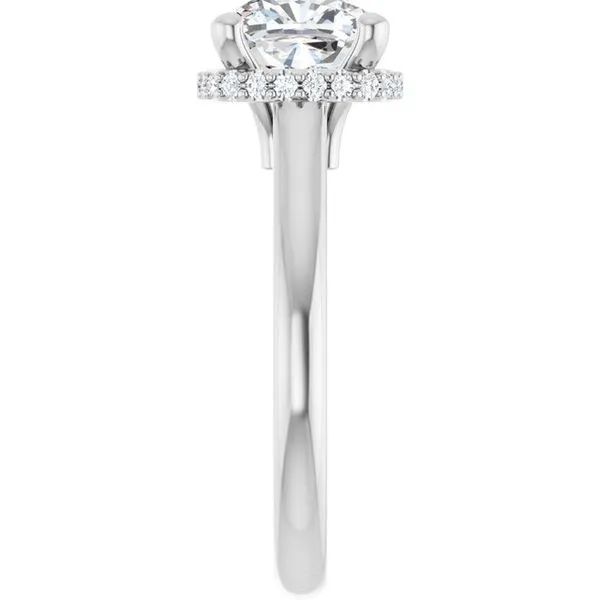 Hidden Halo-Style Engagement Ring Image 4 J. Thomas Jewelers Rochester Hills, MI