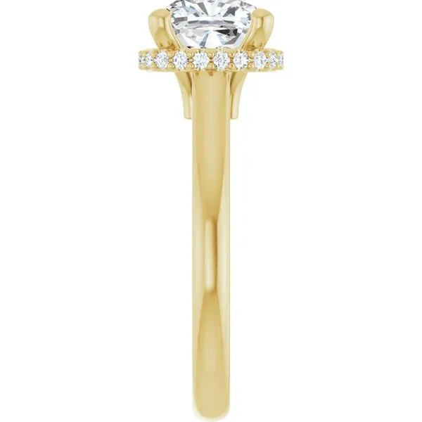 Hidden Halo-Style Engagement Ring Image 4 JF Jones Jewelers Rochester, NY