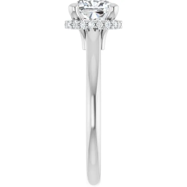 Hidden Halo-Style Engagement Ring Image 4 Jimmy Smith Jewelers Decatur, AL