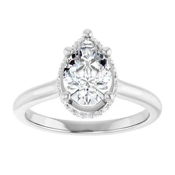 Hidden Halo-Style Engagement Ring Image 3 Paul James Jewelers Angels Camp, CA