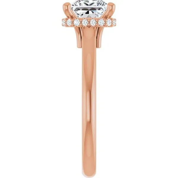 Hidden Halo-Style Engagement Ring Image 4 Redlands Jewelers Redlands, CA