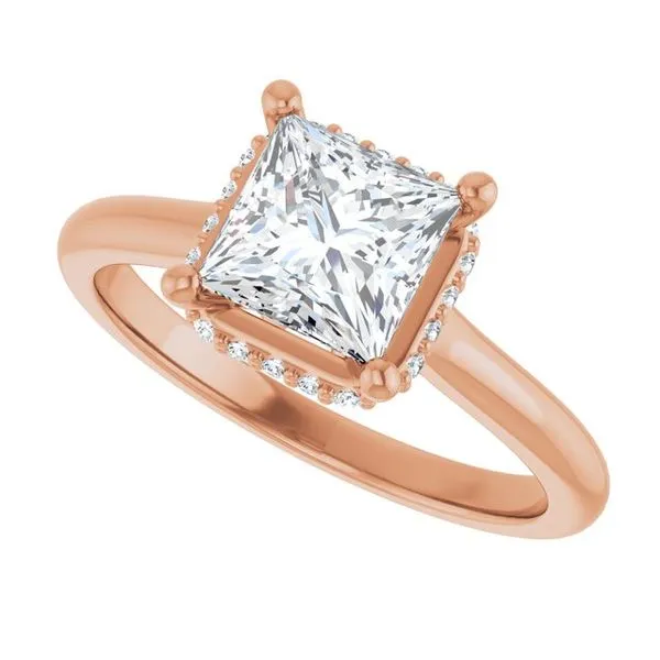 Hidden Halo-Style Engagement Ring Image 5 Futer Bros Jewelers York, PA