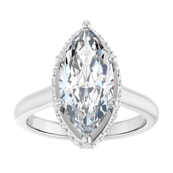 Hidden Halo-Style Engagement Ring Image 3 Raleigh Diamond Fine Jewelry Raleigh, NC