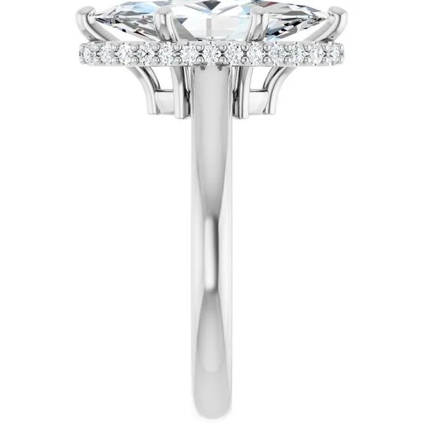 Hidden Halo-Style Engagement Ring Image 4 Austin's Fine Diamonds & Jewelry Lyndhurst, NJ