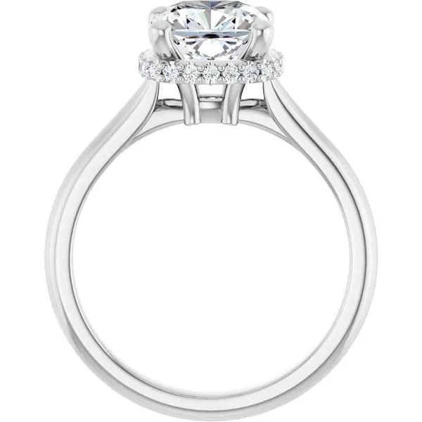 Hidden Halo-Style Engagement Ring Image 2 Redlands Jewelers Redlands, CA