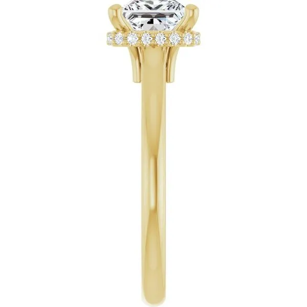 Hidden Halo-Style Engagement Ring Image 4 JF Jones Jewelers Rochester, NY