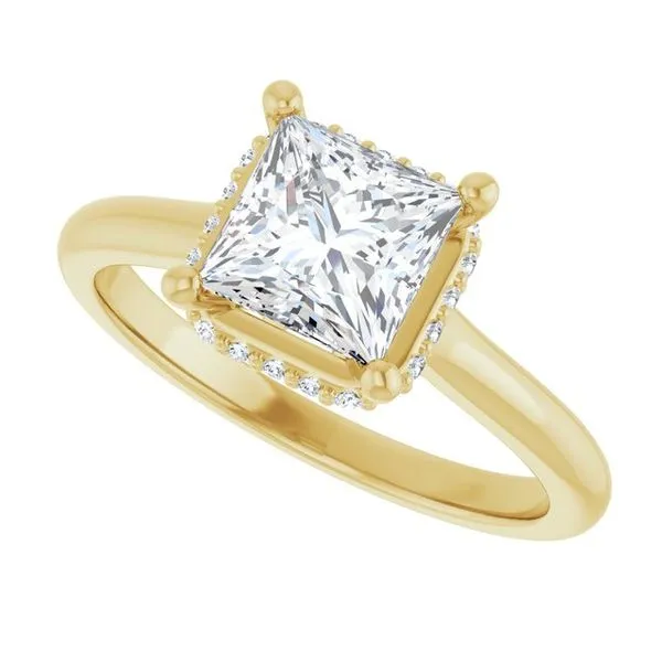 Hidden Halo-Style Engagement Ring Image 5 Paul James Jewelers Angels Camp, CA