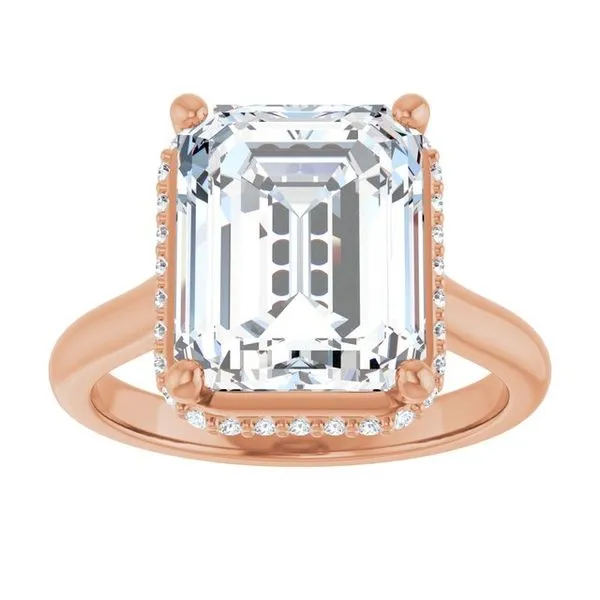 Hidden Halo-Style Engagement Ring Image 3 J. Thomas Jewelers Rochester Hills, MI