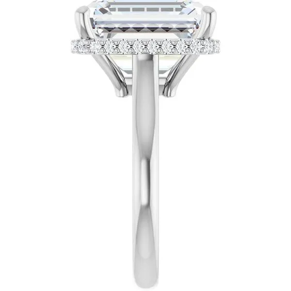 Hidden Halo-Style Engagement Ring Image 4 JF Jones Jewelers Rochester, NY