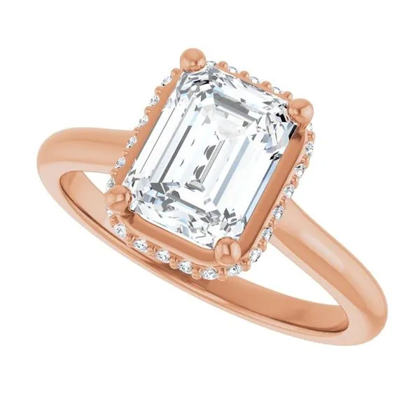 Hidden Halo-Style Engagement Ring Image 5 JF Jones Jewelers Rochester, NY