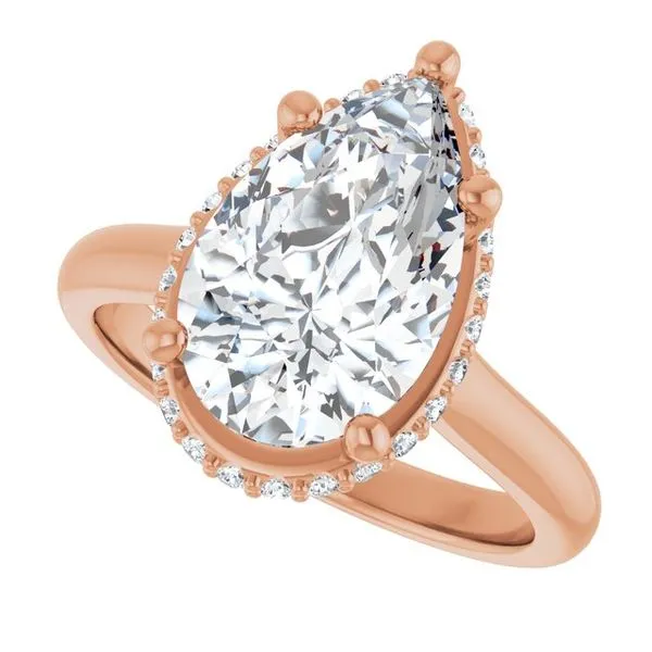 Hidden Halo-Style Engagement Ring Image 5 Michael Szwed Jewelers Longmeadow, MA