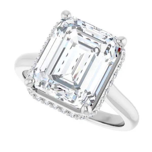Hidden Halo-Style Engagement Ring Image 5 Jimmy Smith Jewelers Decatur, AL
