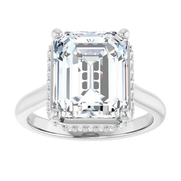 Hidden Halo-Style Engagement Ring Image 3 Mark Jewellers La Crosse, WI