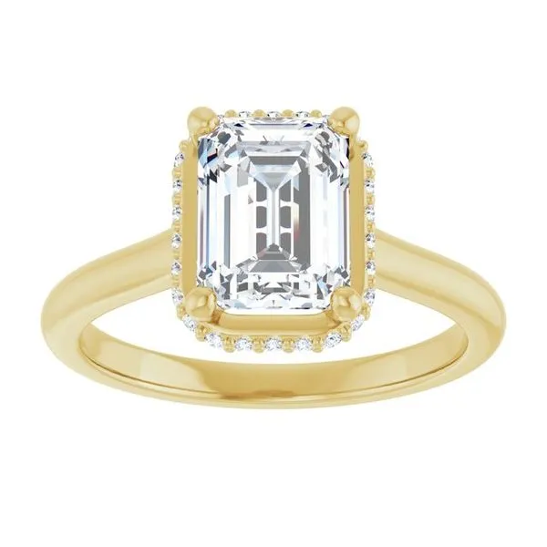 Hidden Halo-Style Engagement Ring Image 3 Shipley's Fine Jewelry Hampstead, MD
