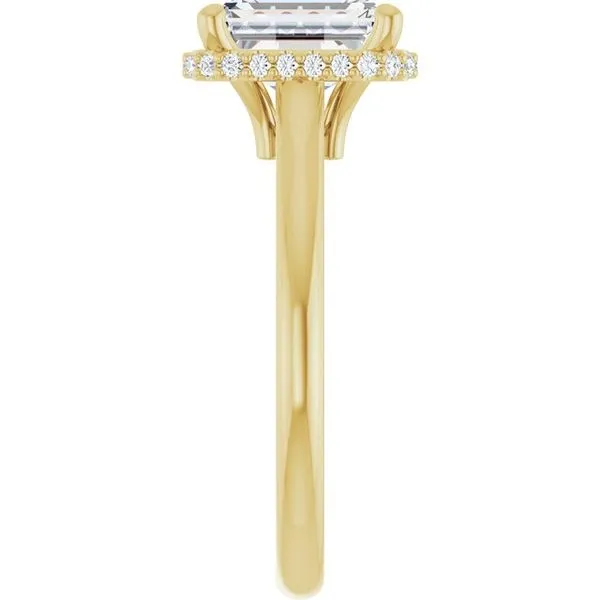 Hidden Halo-Style Engagement Ring Image 4 Futer Bros Jewelers York, PA