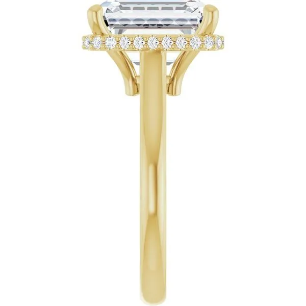 Hidden Halo-Style Engagement Ring Image 4 Ocean View Jewelers Millville, DE