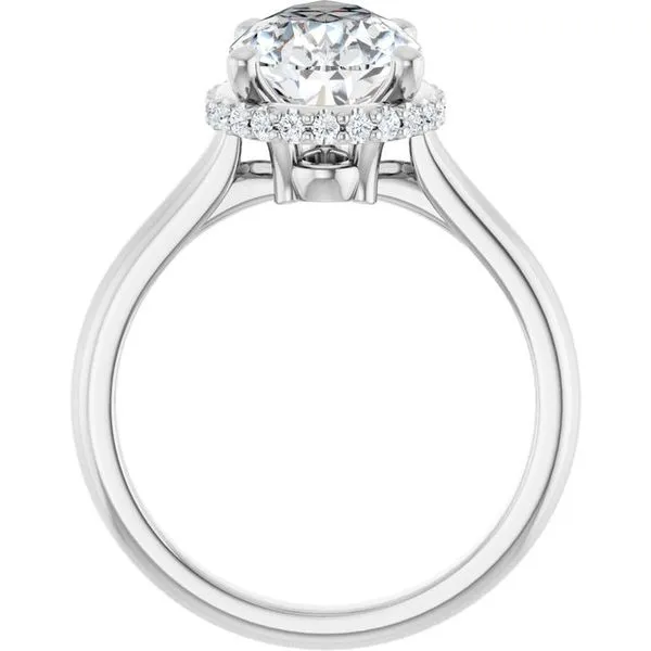 Hidden Halo-Style Engagement Ring Image 2 Shipley's Fine Jewelry Hampstead, MD