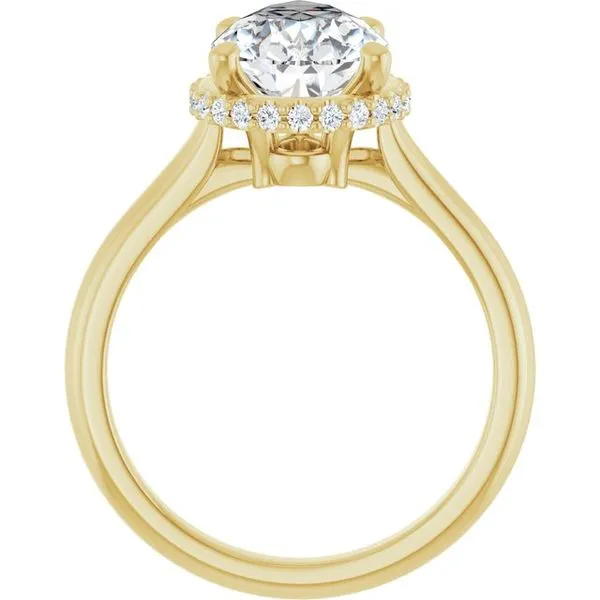 Hidden Halo-Style Engagement Ring Image 2 Don's Jewelry & Design Washington, IA