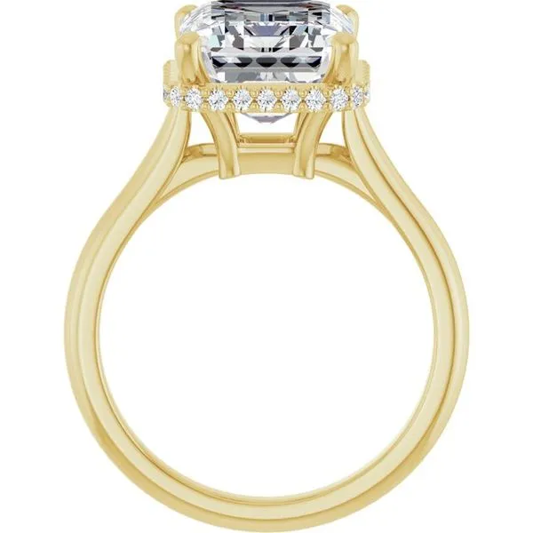 Hidden Halo-Style Engagement Ring Image 2 Austin's Fine Diamonds & Jewelry Lyndhurst, NJ
