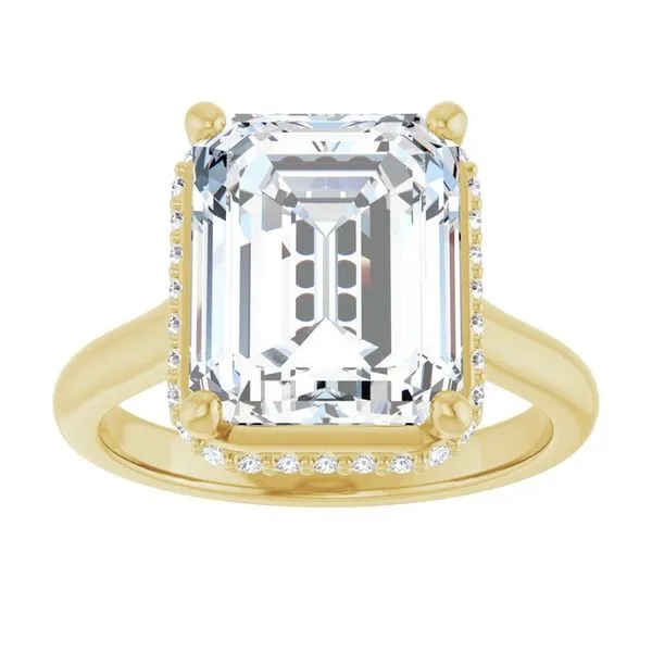 Hidden Halo-Style Engagement Ring Image 3 Natale Jewelers Sewell, NJ