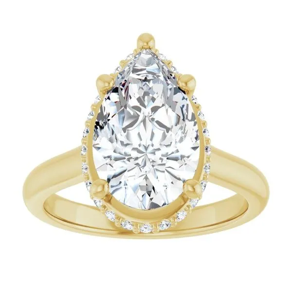 Hidden Halo-Style Engagement Ring Image 3 Jimmy Smith Jewelers Decatur, AL