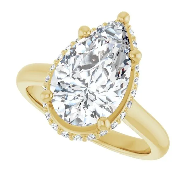 Hidden Halo-Style Engagement Ring Image 5 Paul James Jewelers Angels Camp, CA