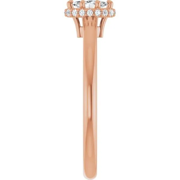 Hidden Halo-Style Engagement Ring Image 4 Raleigh Diamond Fine Jewelry Raleigh, NC