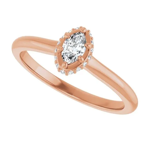 Hidden Halo-Style Engagement Ring Image 5 Ocean View Jewelers Millville, DE