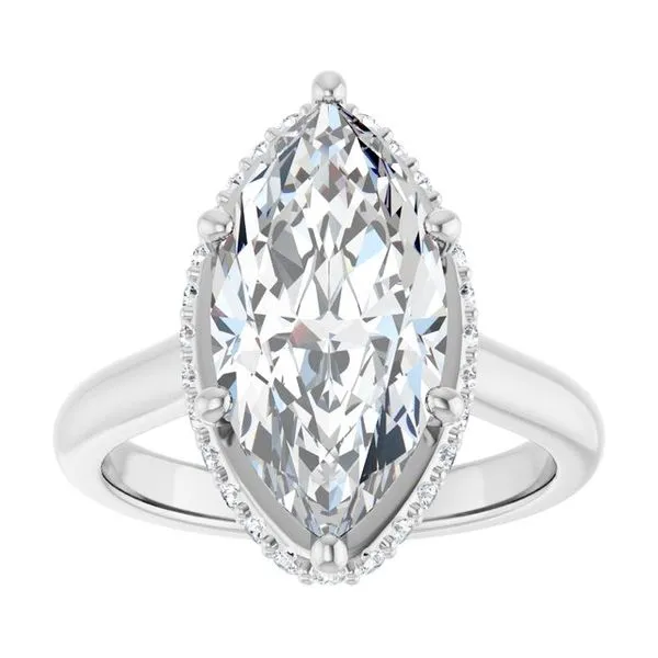 Hidden Halo-Style Engagement Ring Image 3 Raleigh Diamond Fine Jewelry Raleigh, NC