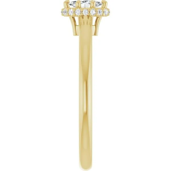 Hidden Halo-Style Engagement Ring Image 4 Shipley's Fine Jewelry Hampstead, MD